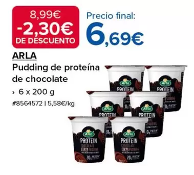 Arla - Pudding De Proteina De Chocolate