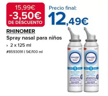 Rhinomer - Spray Nasal Para Ninos