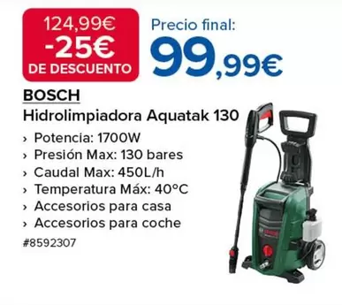Bosch - Hidrolimpiadora Aquatak 130