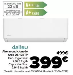 Daitsu - Aire Acondicionado Artic DS-12KTP