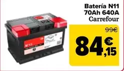 Carrefour - Bateria N11 70Ah 640A 