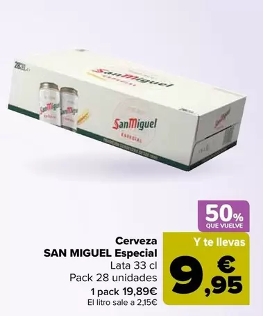 San Miguel - Cerveza Especial