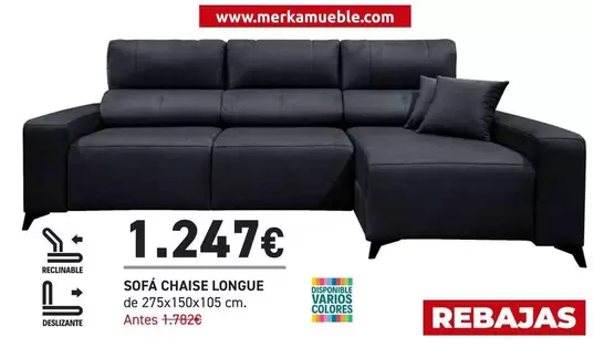 Sofá Chaise Longue