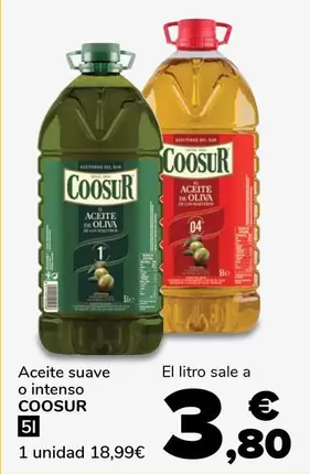 Coosur - Aceite Suave O Intenso