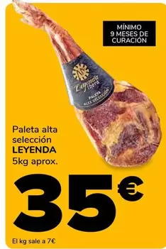 Leyenda - Paleta Alta Selección 