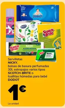 Nicky/Scotch-Brite/Dodot 