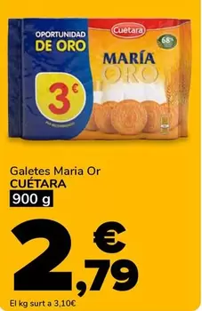 Cuétara - Galetes Maria Or
