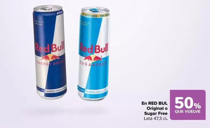 Red Bull - En Original O Sugar Free