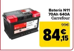 Carrefour - Bateria N11 70Ah 640A 