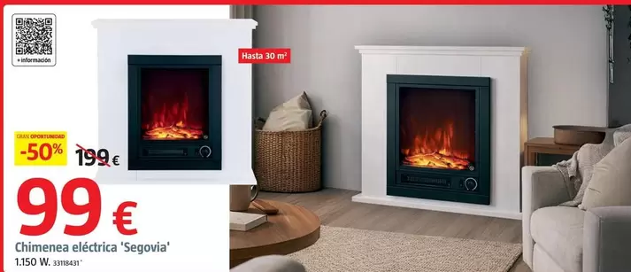 Chimenea Electrica 'Segovia' 