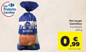 carrefour - Pan Burger