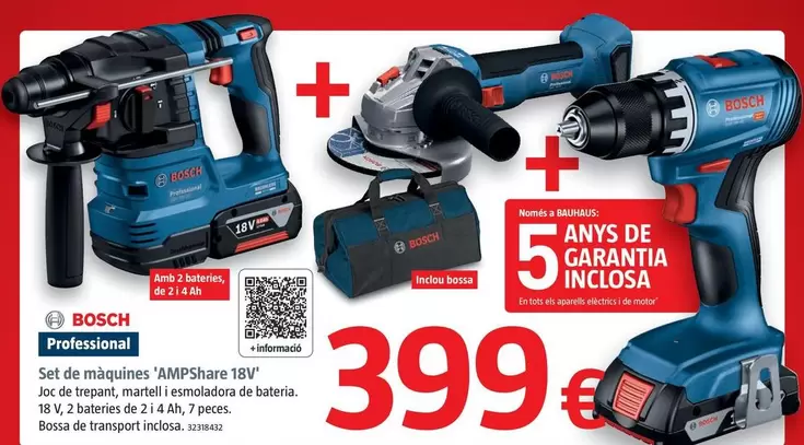 Bosch - Set De Máquinas 'AMPShare 18V'