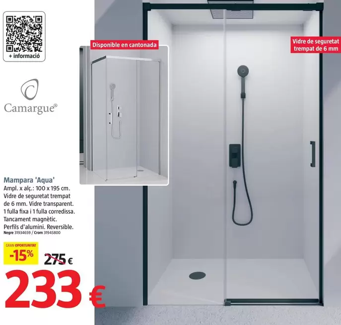 Camargue - Mampara Aqua