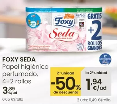 Foxy - Seda Papel Higienico Perfumado