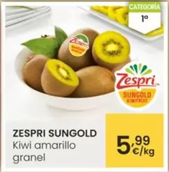 Zespri - Sungold Kiwi Amarillo Granel