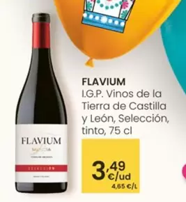 Flavium - I.G.P. Vinos De La Tierra De Castilla Y León, Selección, Tinto