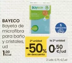 Bayeco - Bayeta De Microfibra Para Baño Y Cristales