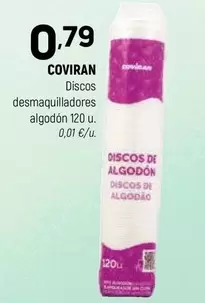 coviran - Discos Desmaquilladores Algodon