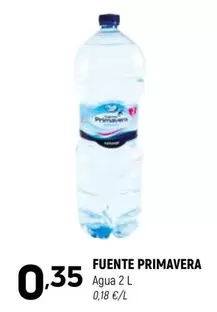 Fuente Primavera - Agua