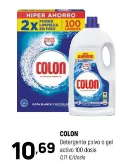 Colon - Detergente Polvo O Gel Activo