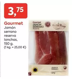 Gourmet - Jamón Serrano Reserva Lonchas