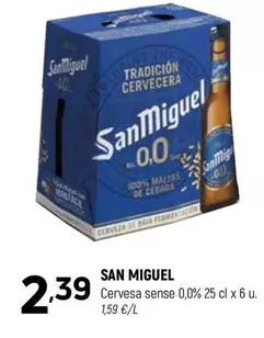 San Miguel - Cervesa Sense 0,0%