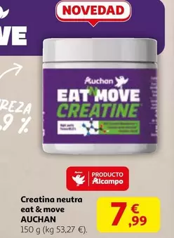 Auchan - Creatina Neutra Eat & Move