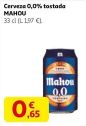 Mahou - Cerveza 0.0% Tostada