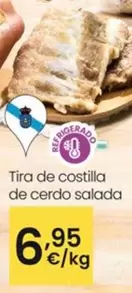 Tira De Costilla De Cerdo Salada