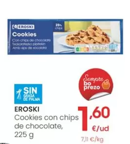 Eroski - Cookies Con Chips De Chocolate