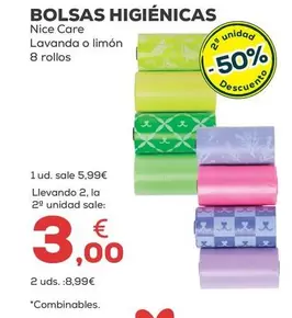 Nice Care - Bolsas Higiénicas 