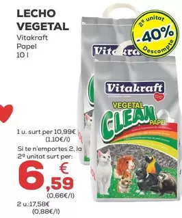 Vitakraft - Lecho Vegetal