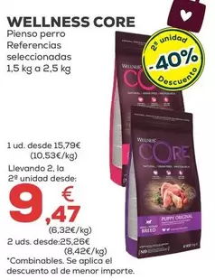 Wellness Core - Pienso Perro