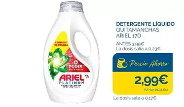 Ariel - Detergente Líquido Quitamanchas