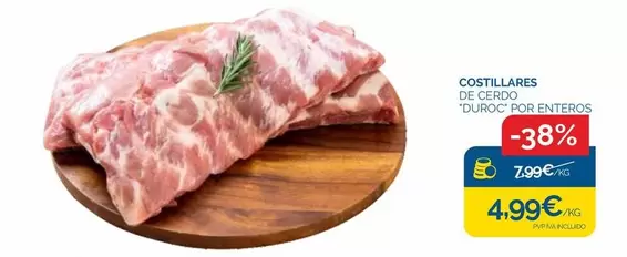 Costillares De Cerdo Duroc Por Enteros