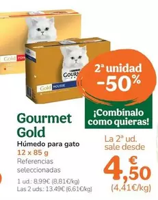 Gourmet Gold - Húmedo Para Gato