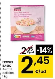 Eroski Basic - Arroz 3 Delicias