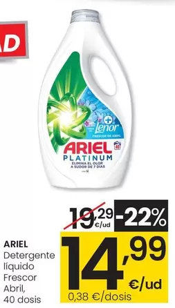 Ariel - Detergente Líquido Frescor Abril