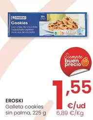 Eroski - Galleta Cookies Sin Palma