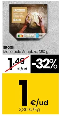 Eroski - Masa Bola Snapizza