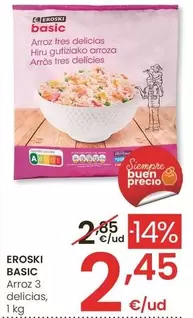 Eroski Basic - Arroz 3 Delicias