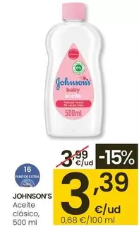 Johnson's - Aceite Clasico