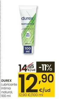 Durex - Lubrificante Intimo Natural