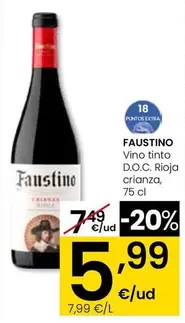 Faustino - Vino Tinto D.O.C. Rioja Crianza