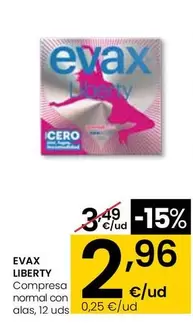 Evax Liberty - Compresa Normal Con Alas