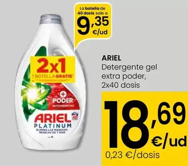 Ariel - Detergente Gel Extra Poder