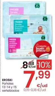 Eroski - Pañales T3-T4 Y T5