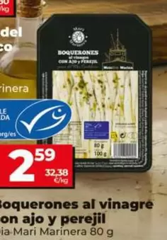 Dia Mari Marinera - Boquerones Al Vinagre Con Ajo Y Perejil