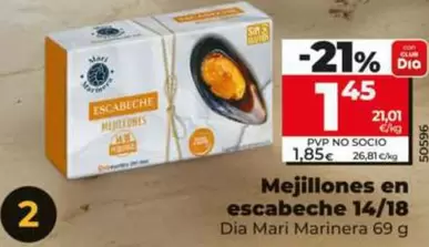 Dia Mari Marinera - Mejillones En Escabeche 14/18