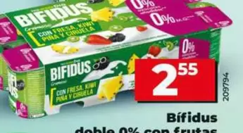 Dia - Bífidus Doble 0% Con Frutas